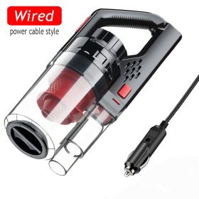 150W 6000PA Car Vacuum Cleaner Wet/Dry Portable Handheld Vacuum Cleaner With 177inch Power Cord For Car Strong Power Suction (style: Wired)